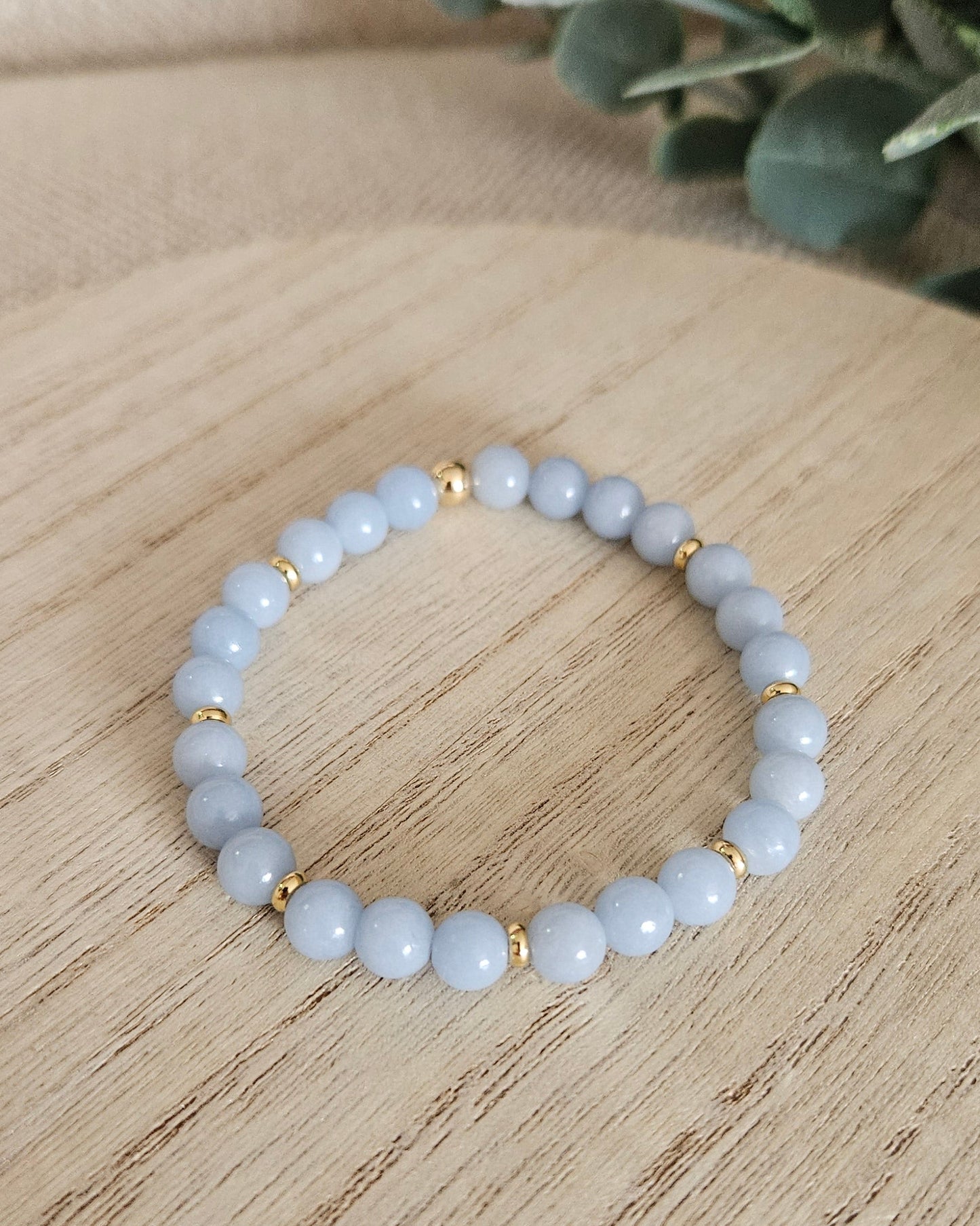 Angelite Bracelet | Soft Calm & Gentle Reassurance