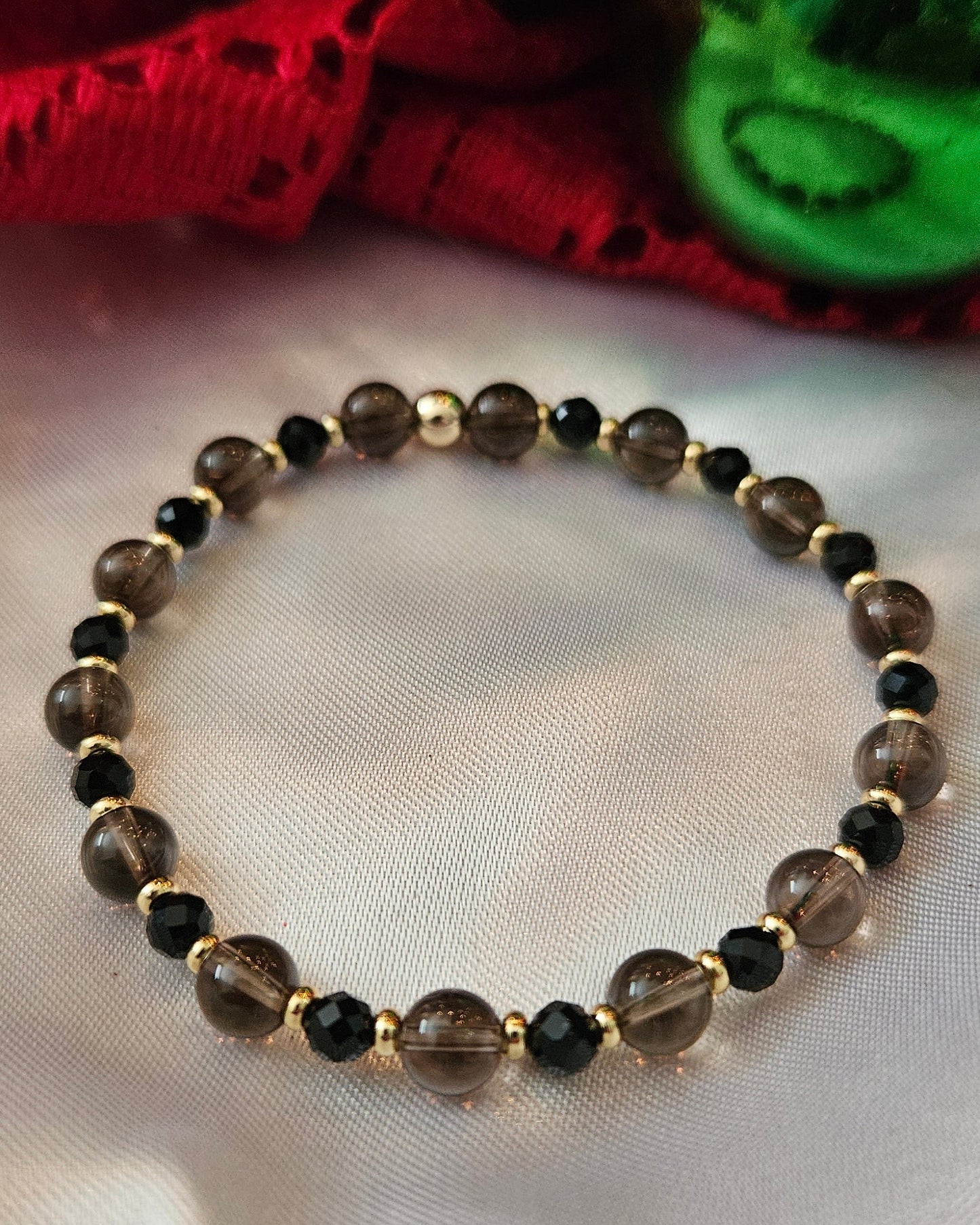 beaded bracelet holiday decorations