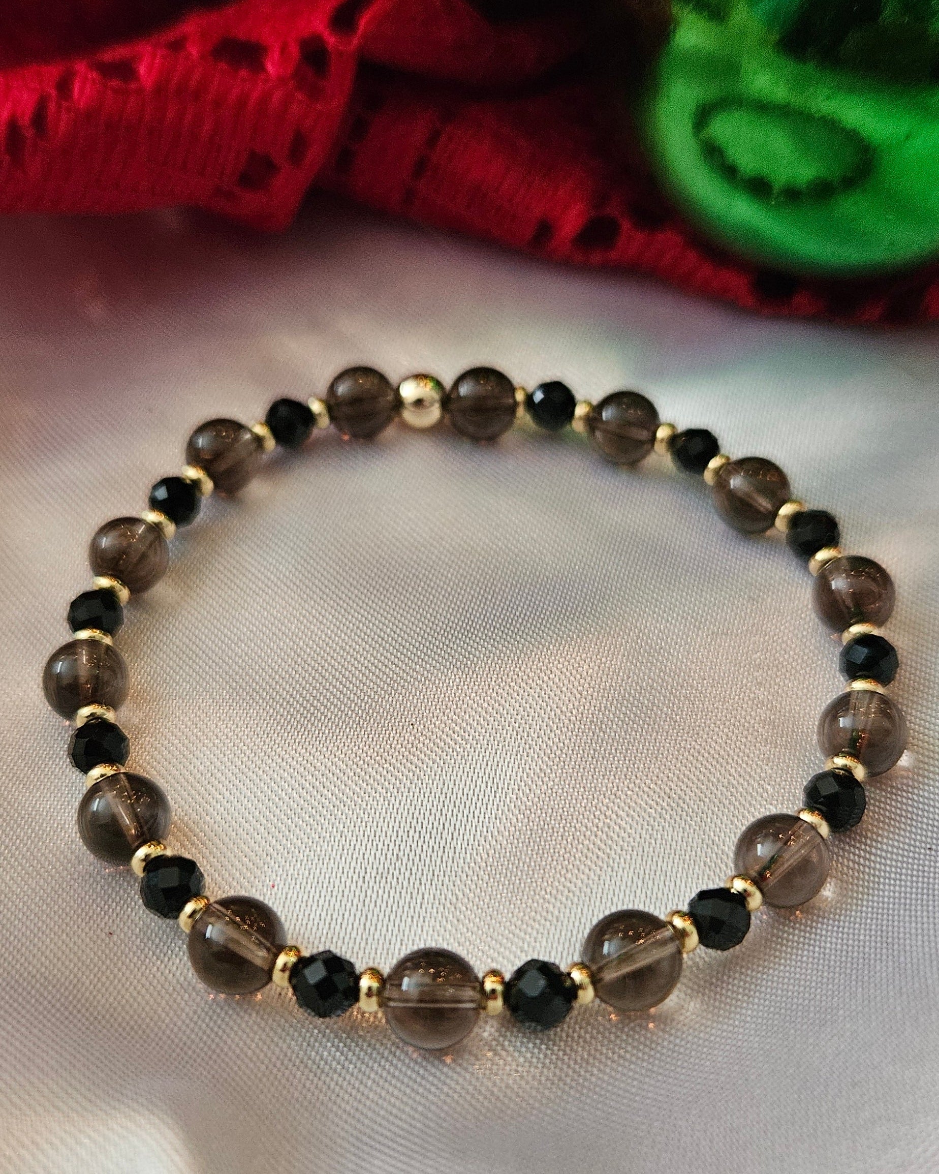 beaded bracelet holiday decorations