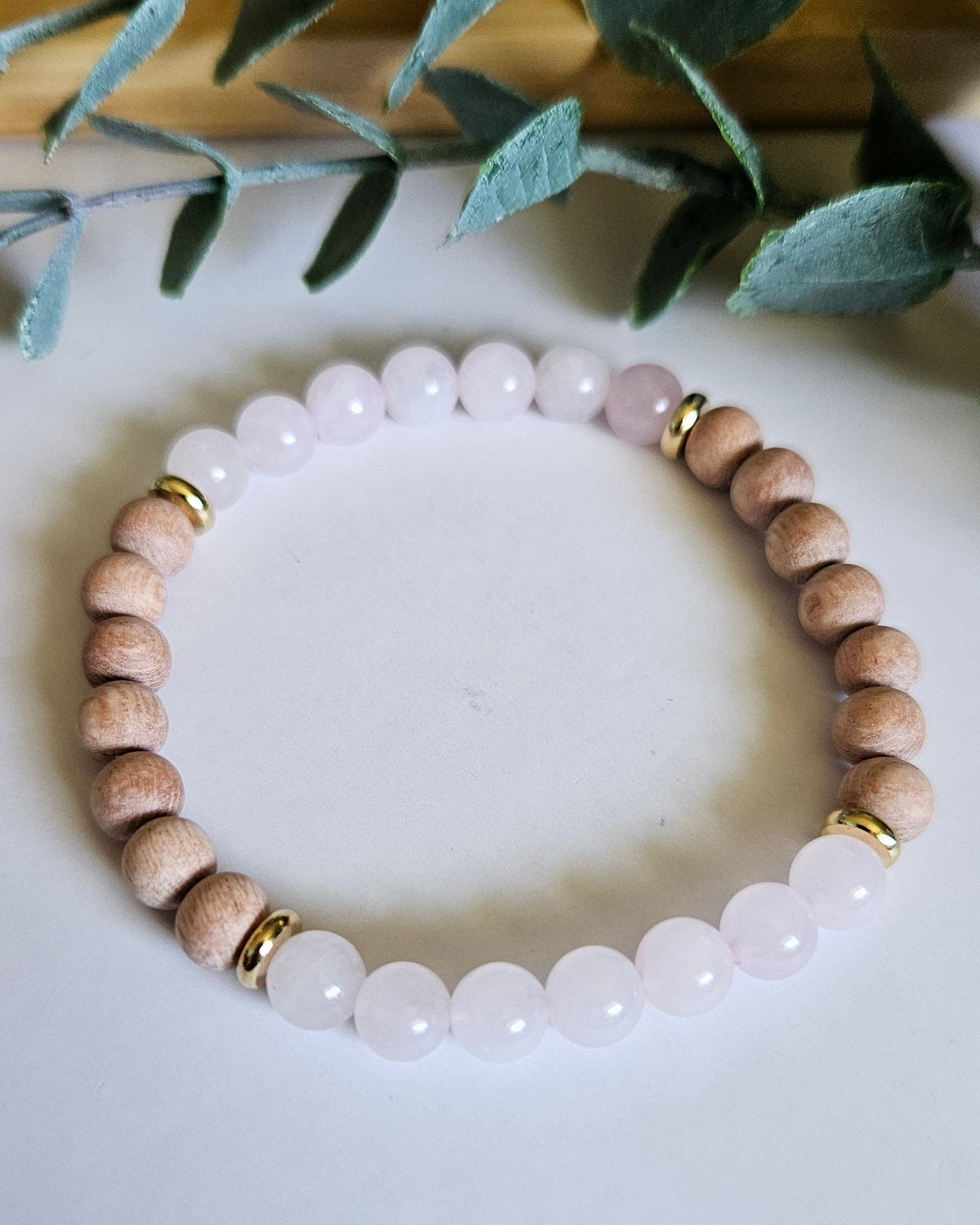Breathe In Open Heart | Rose Quartz and Rosewood for Love and Healing