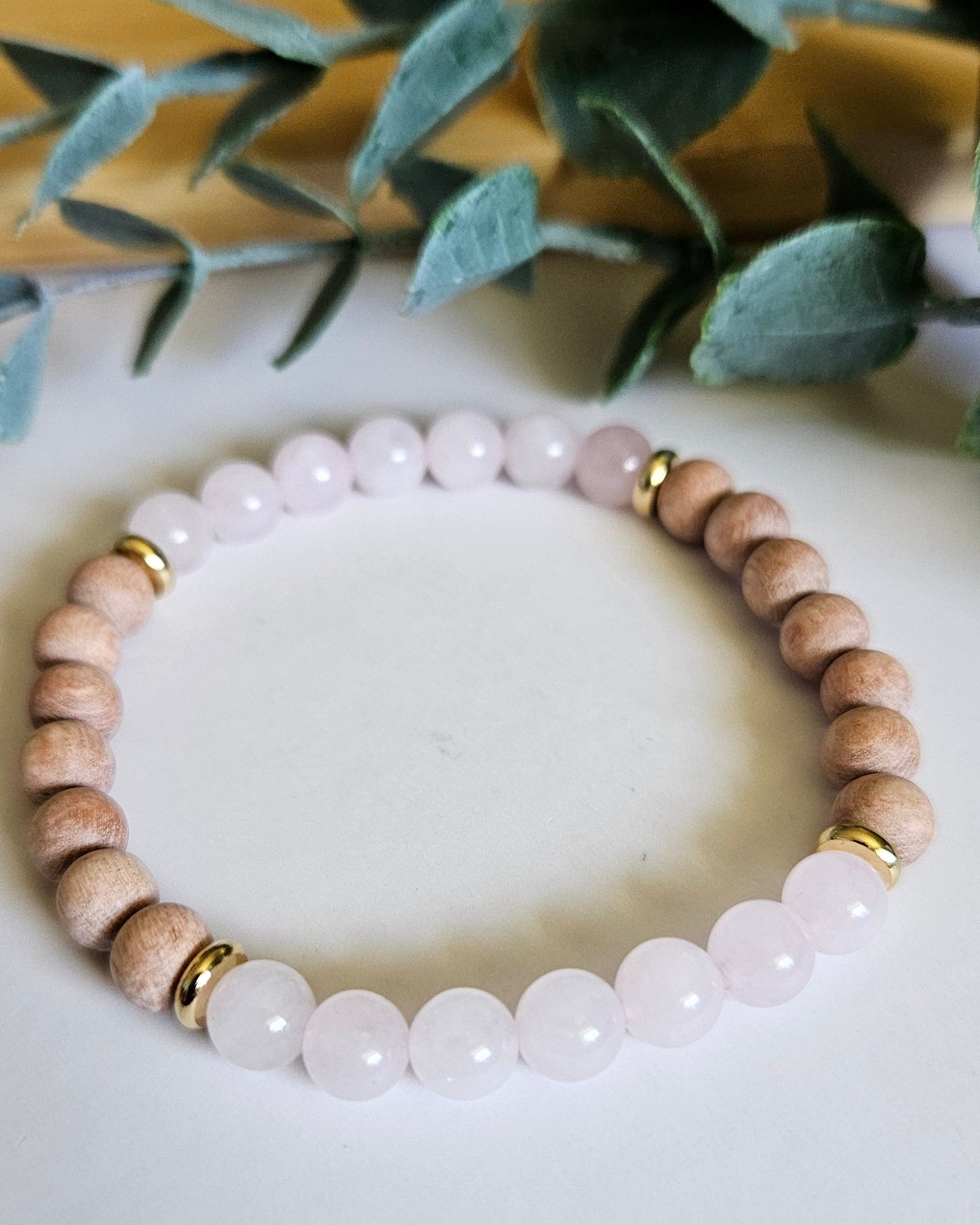 Breathe In Open Heart | Rose Quartz and Rosewood for Love and Healing