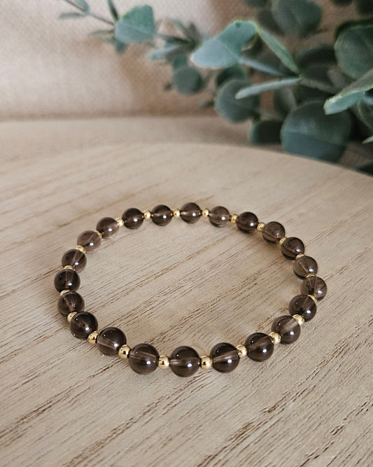 Smoky Quartz Bracelet | Steady Ground & Gentle Release