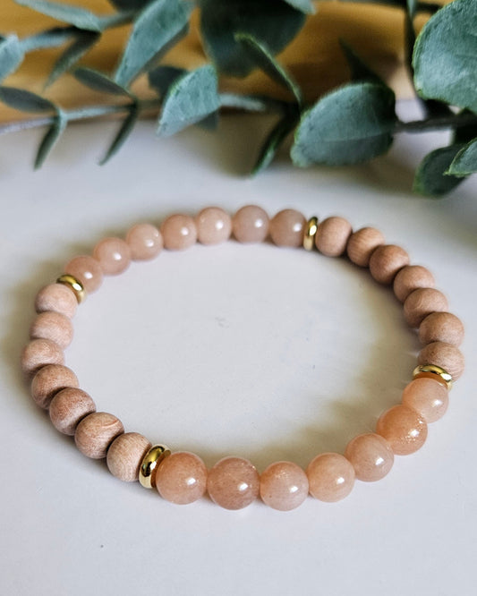 Breathe In Radiant Spirit | Sunstone and Rosewood for Joy and Vitality