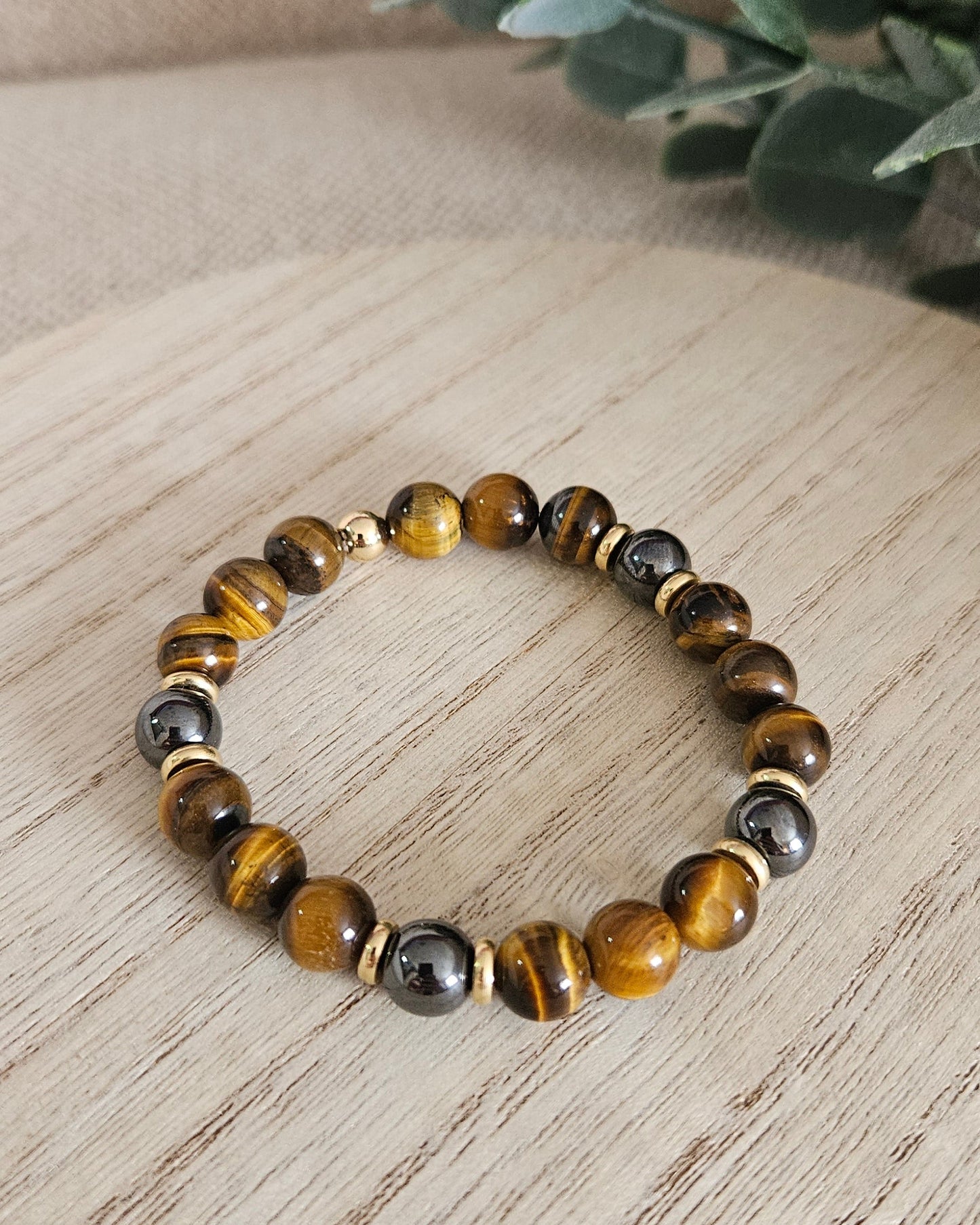 Tiger Eye & Hematite Bracelet | Grounded Strength & Steady Courage