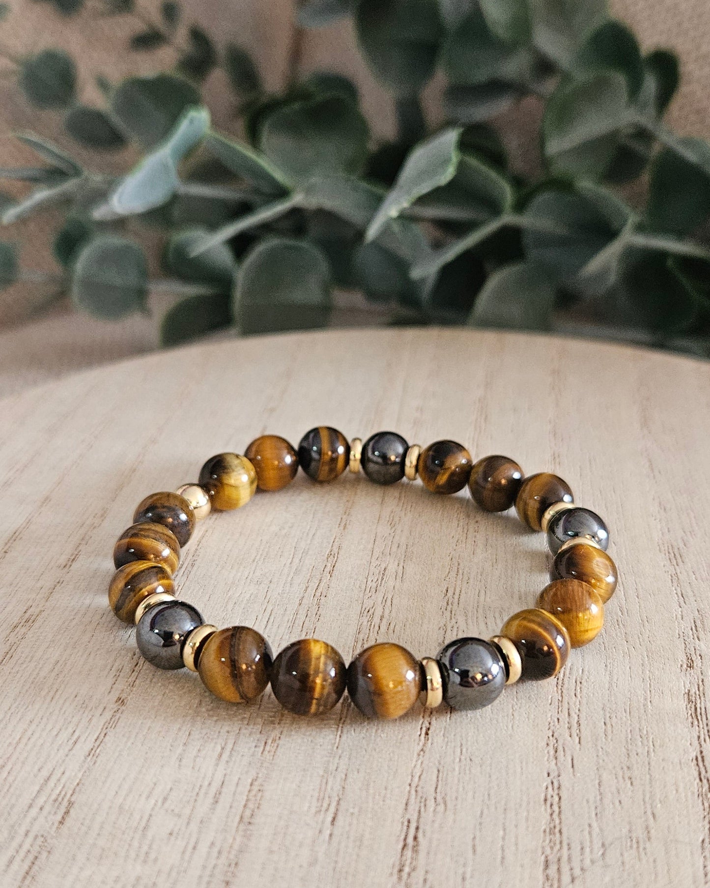 Tiger Eye & Hematite Bracelet | Grounded Strength & Steady Courage